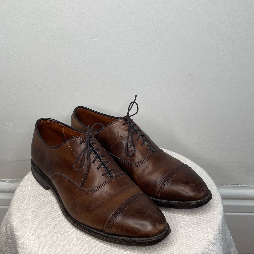 ALLEN EDMONDS Classic Brown Leather Men's Dress Shoes